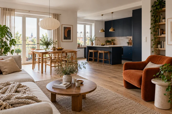 Inspiracja: wykończony salon